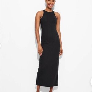 NWT Wild Fable butterbliss Black Midi Dress XS